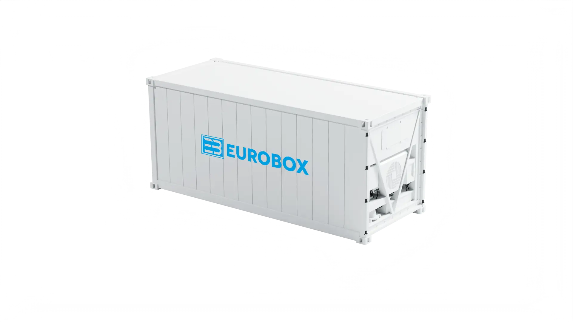 Container-frigoriphique-20-pieds-Reefer Container 20 pieds reefer blanc Eurobox