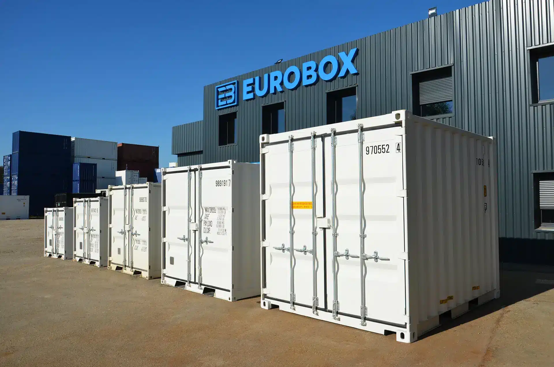 Container maritime de petite taille pour profesionnel et particulier, stock de conteneur de petite taille sur Lyon par Eurobox pour acheter ou louer