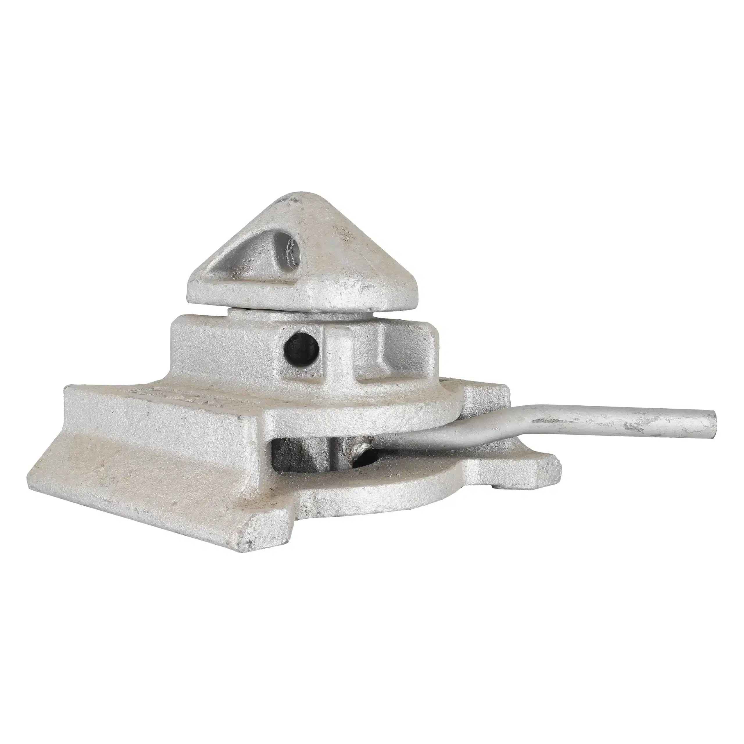 Système de fixation pour coin iso avec twist lock à souder, twistlock sur platine accessoire de conteneur